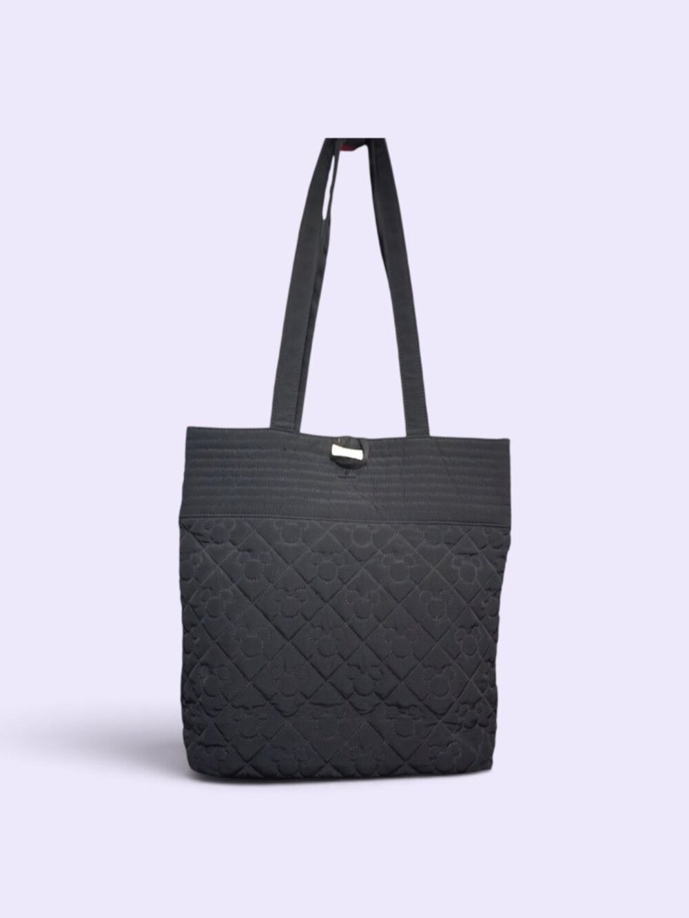 Vera Bradley x Disney Parks Quilted Tote – Mickey Mouse Black & White Interior